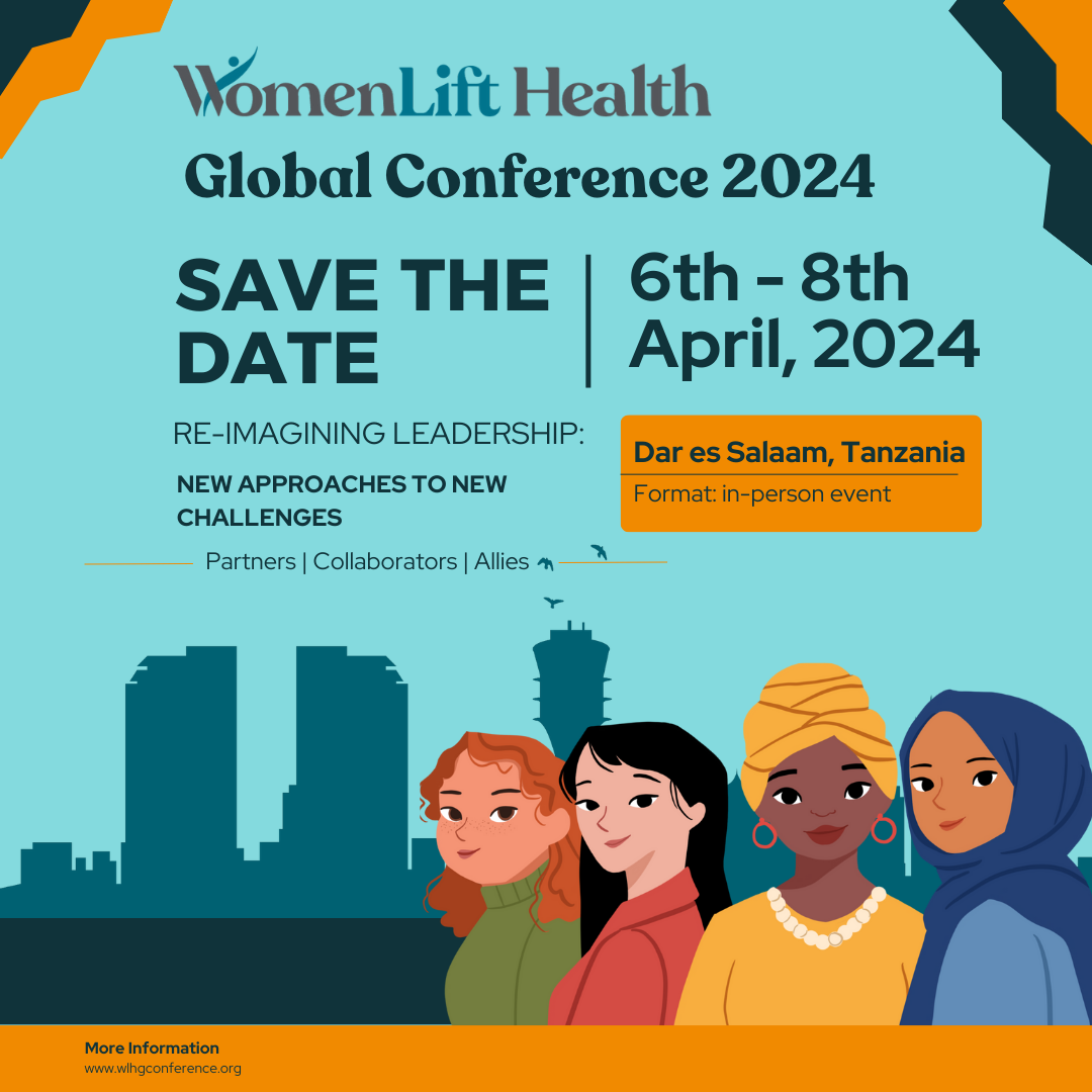 WomenLift Health Global Conference 2024 Save the Date Banner